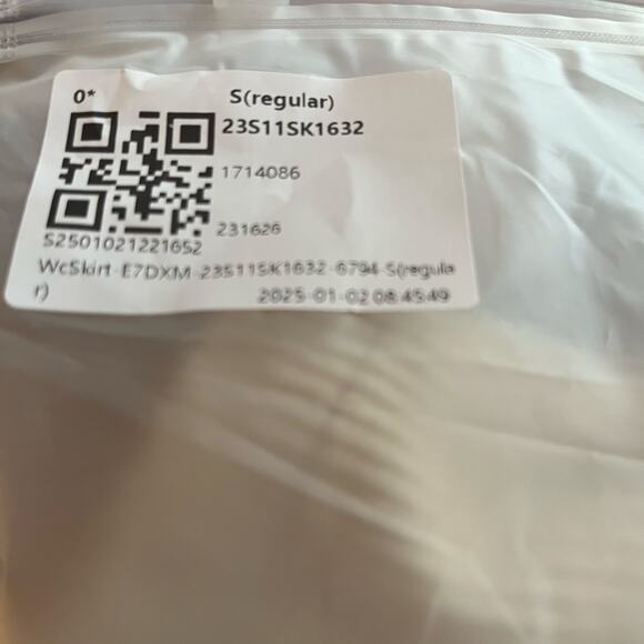 Halara High Waisted Back Zipper Split Hem 2-in-1 Corduroy Casual Skirt Brown M - Picture 10 of 12